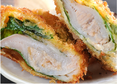 鹿島灘はまぐりの大葉巻きフライ