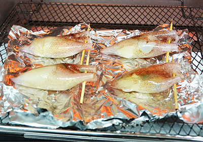 トースターで約3分加熱します