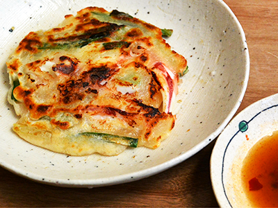 ヤリイカのチヂミ