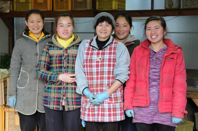 齊藤さんと外国人研修生