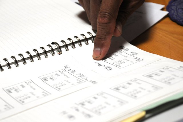 食味値を計った記録は全てファイルに残してあります。