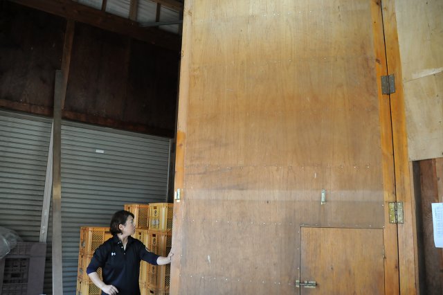 巨大な定温貯蔵庫