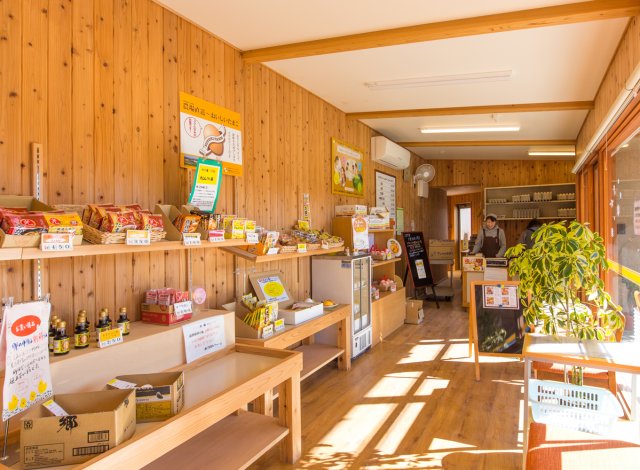 スズキファーム たまご直売所店内