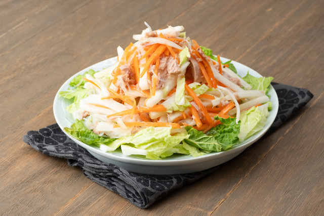 レモンがさわやか！白菜と春雨の#いばらきさっぱりサラダ