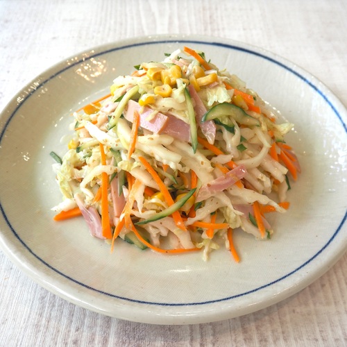 白菜の＃いばらきごまコールスロー風サラダ