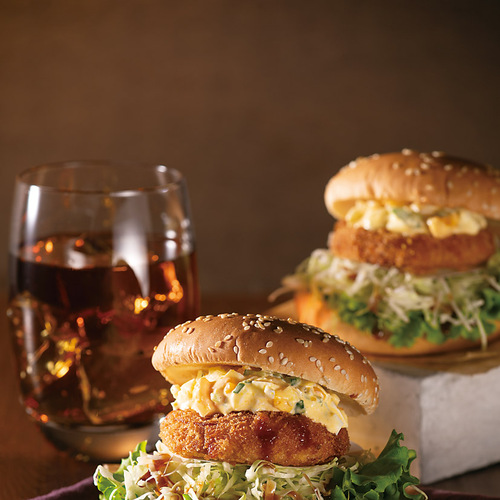 れんこんカツバーガー～自家製タルタルソース～