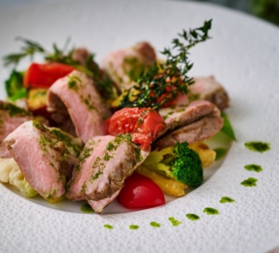 茨城県産豚肉「常陸の輝き」のグリル